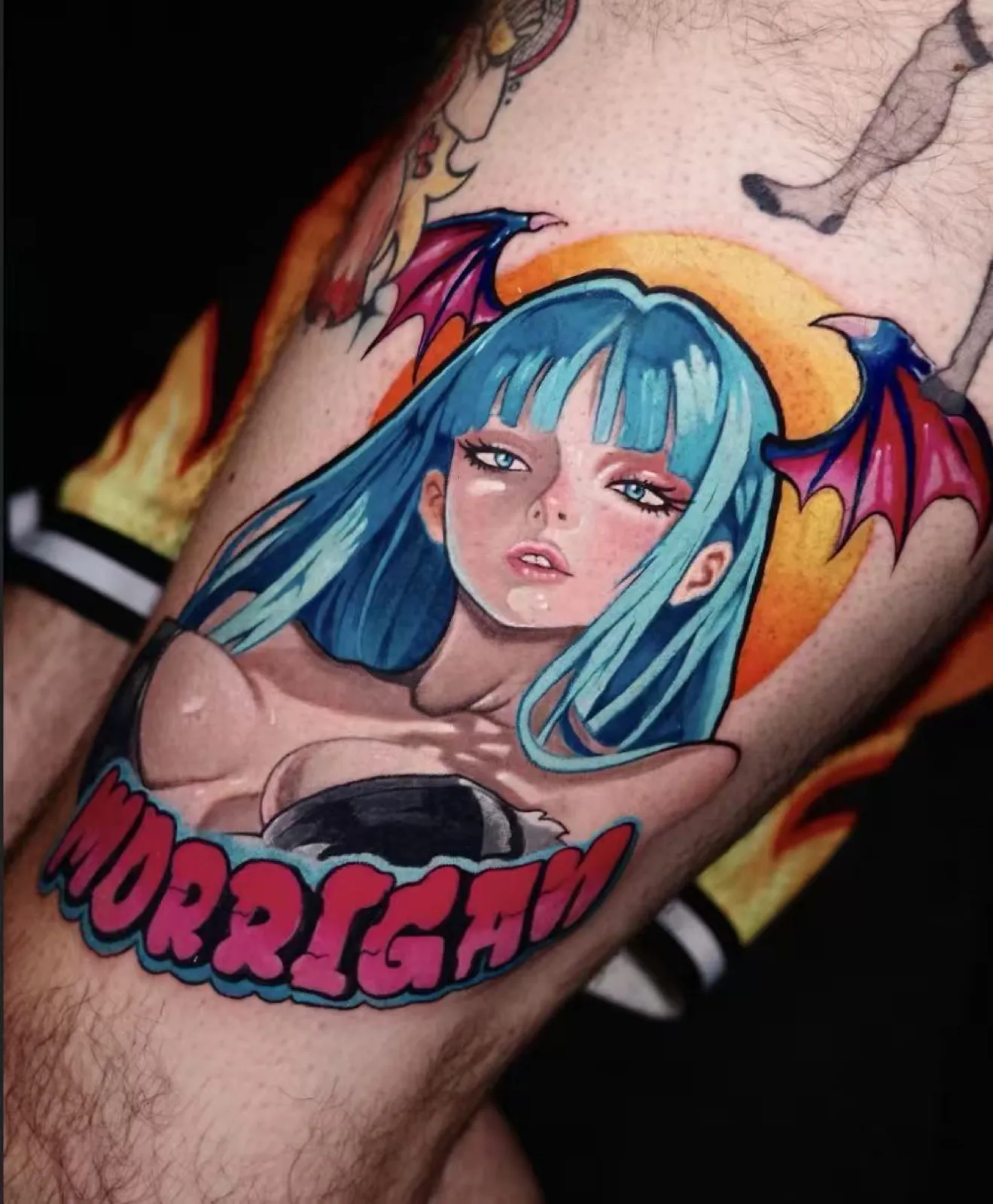 Anime / Cartoon tattoo by a Baron Art artist