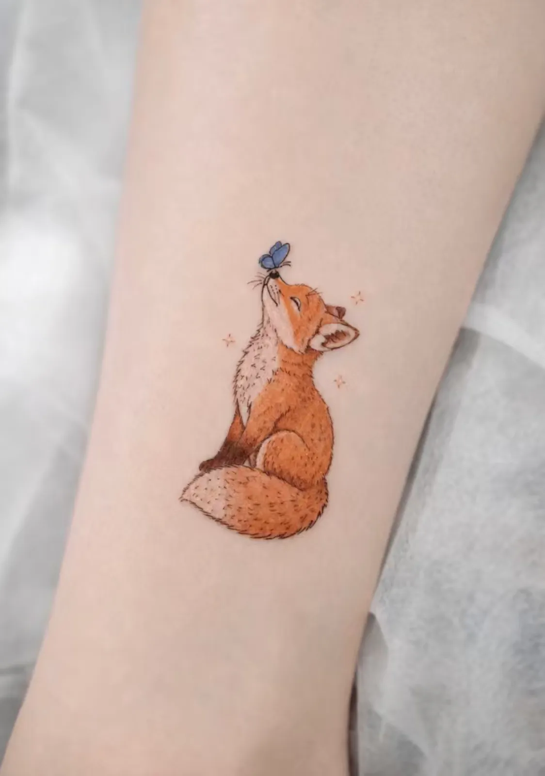 Color tattoo by a Baron Art artist