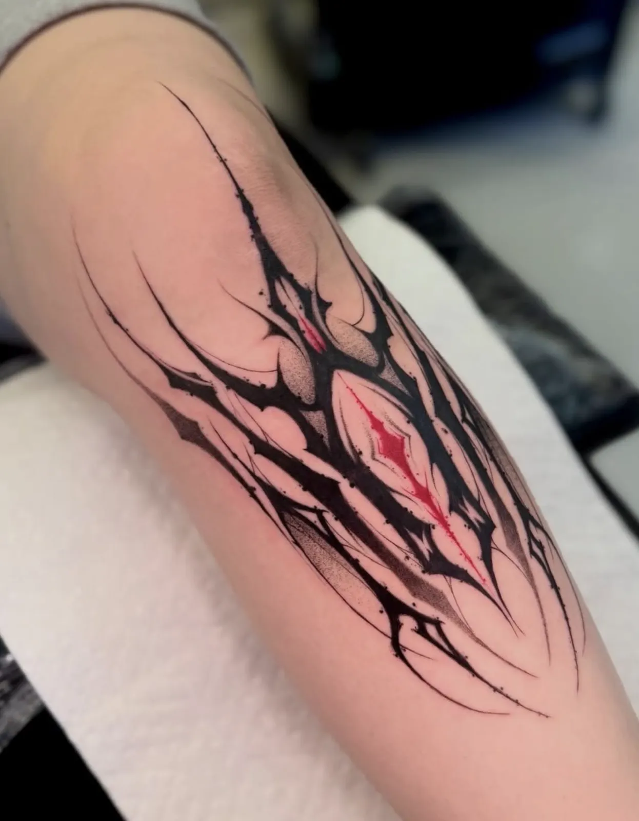 Cybersigilism tattoo by a Baron Art artist