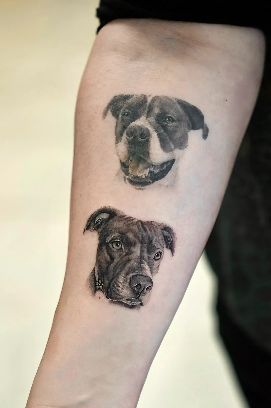 Portrait tattoo by a Baron Art artist